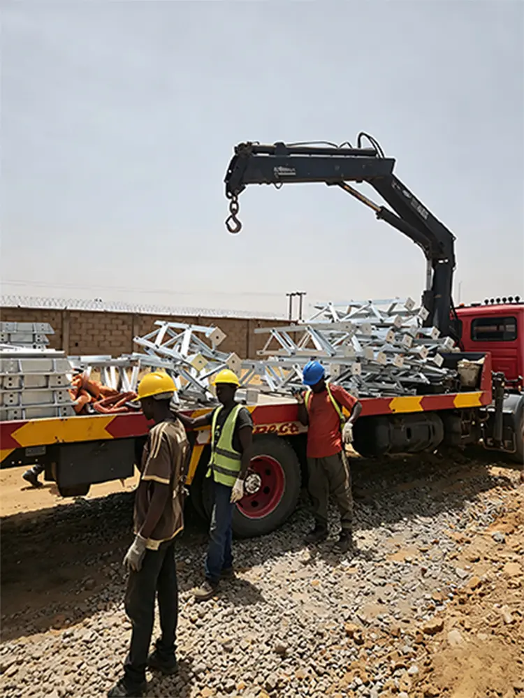 나이지리아 Zaria 330kV 변전소 프로젝트 현장 진행